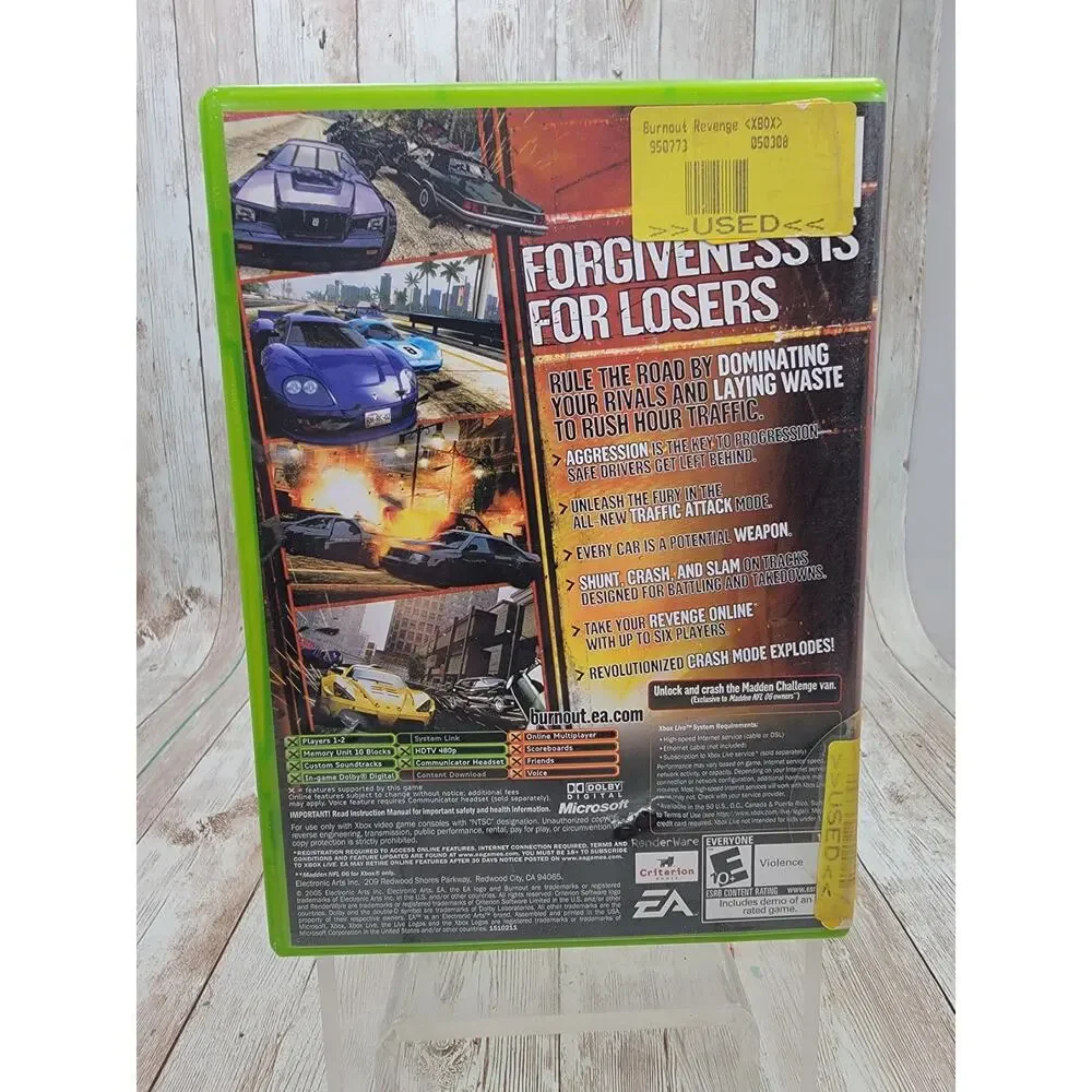 Burnout: Revenge (Microsoft Xbox 360, 2006) Complete Tested
